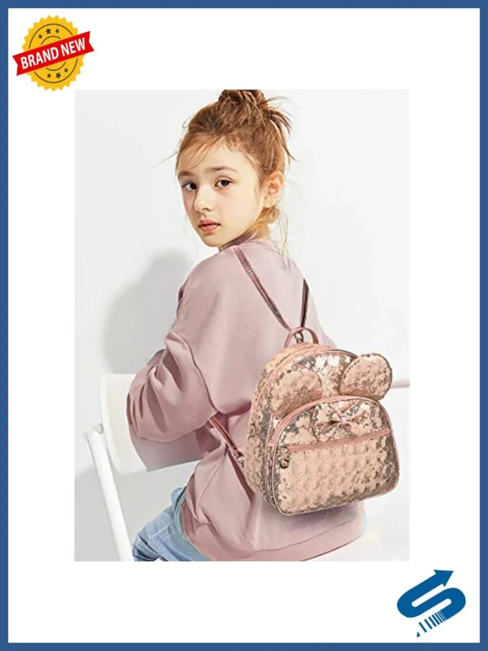 Faux Leather Bowknot Mini Backpack Convertible Crossbody Purse